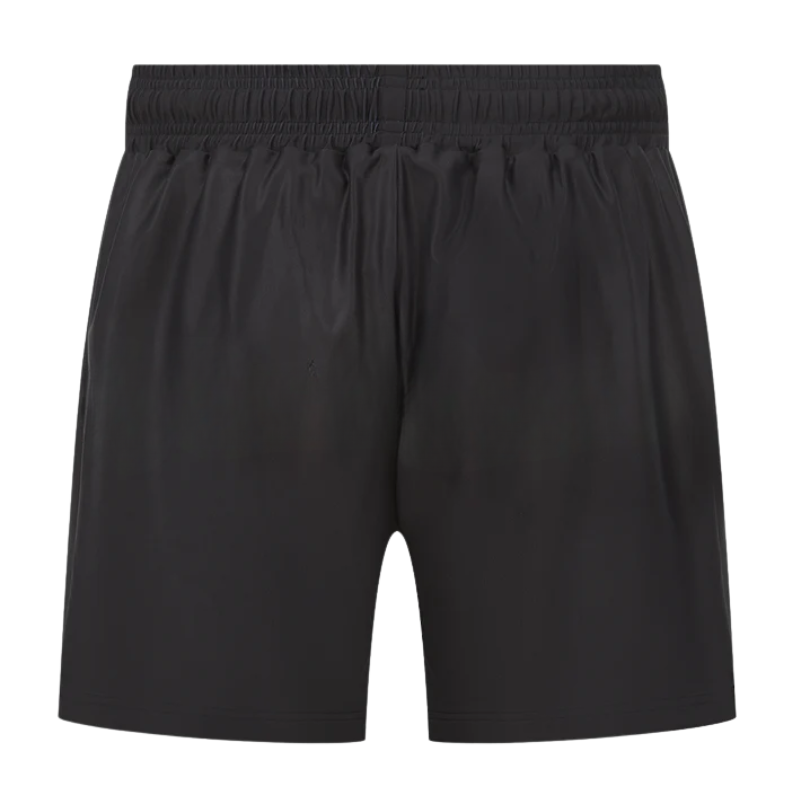 bjj grappling shorts back view with custom branding