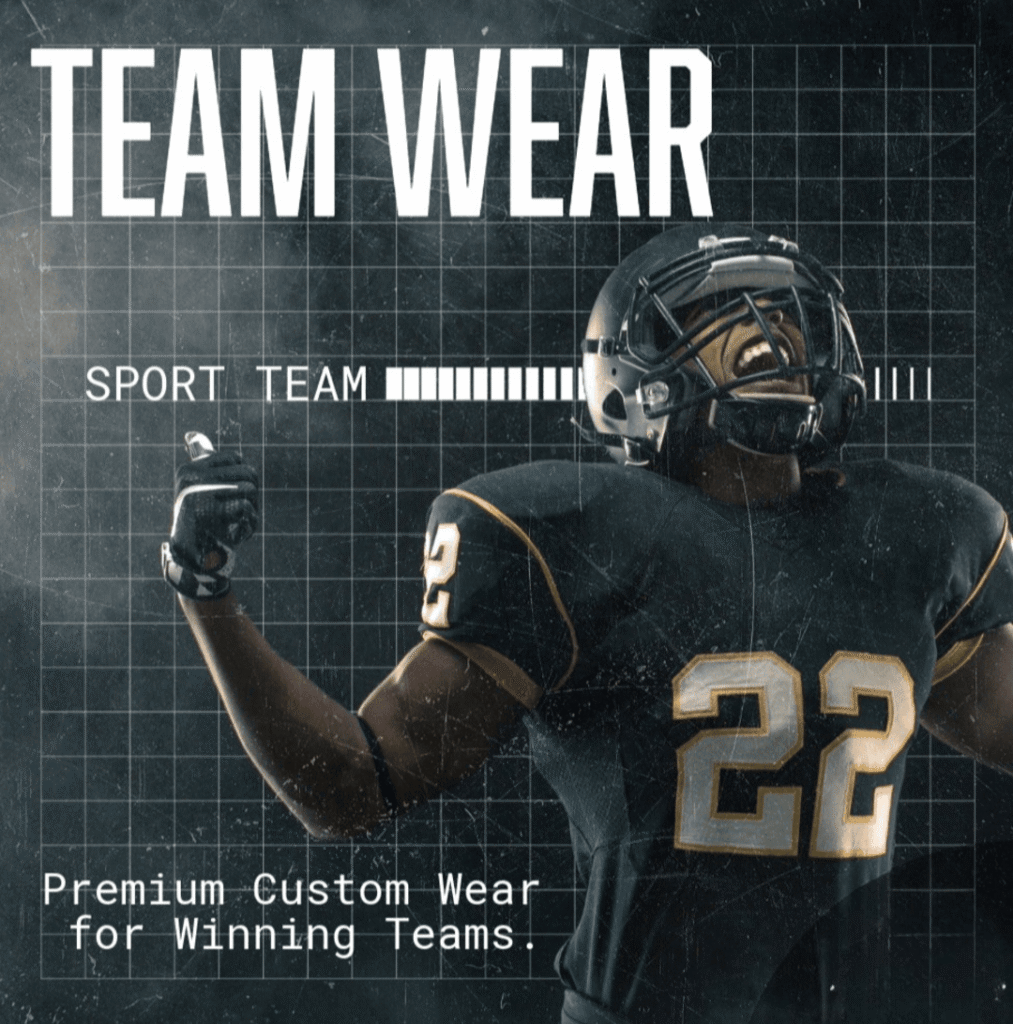 custom sports teamwear manufacturer for football rugby and cricket