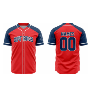 sublimated baseball uniforms with custom team logos names numbers and graphics