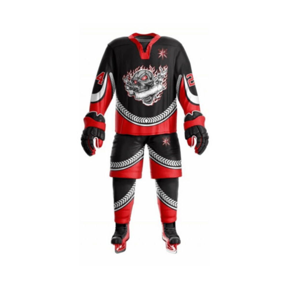 ice hockey teamwear manufacturer producing custom hockey jerseys socks shell pants and training apparel