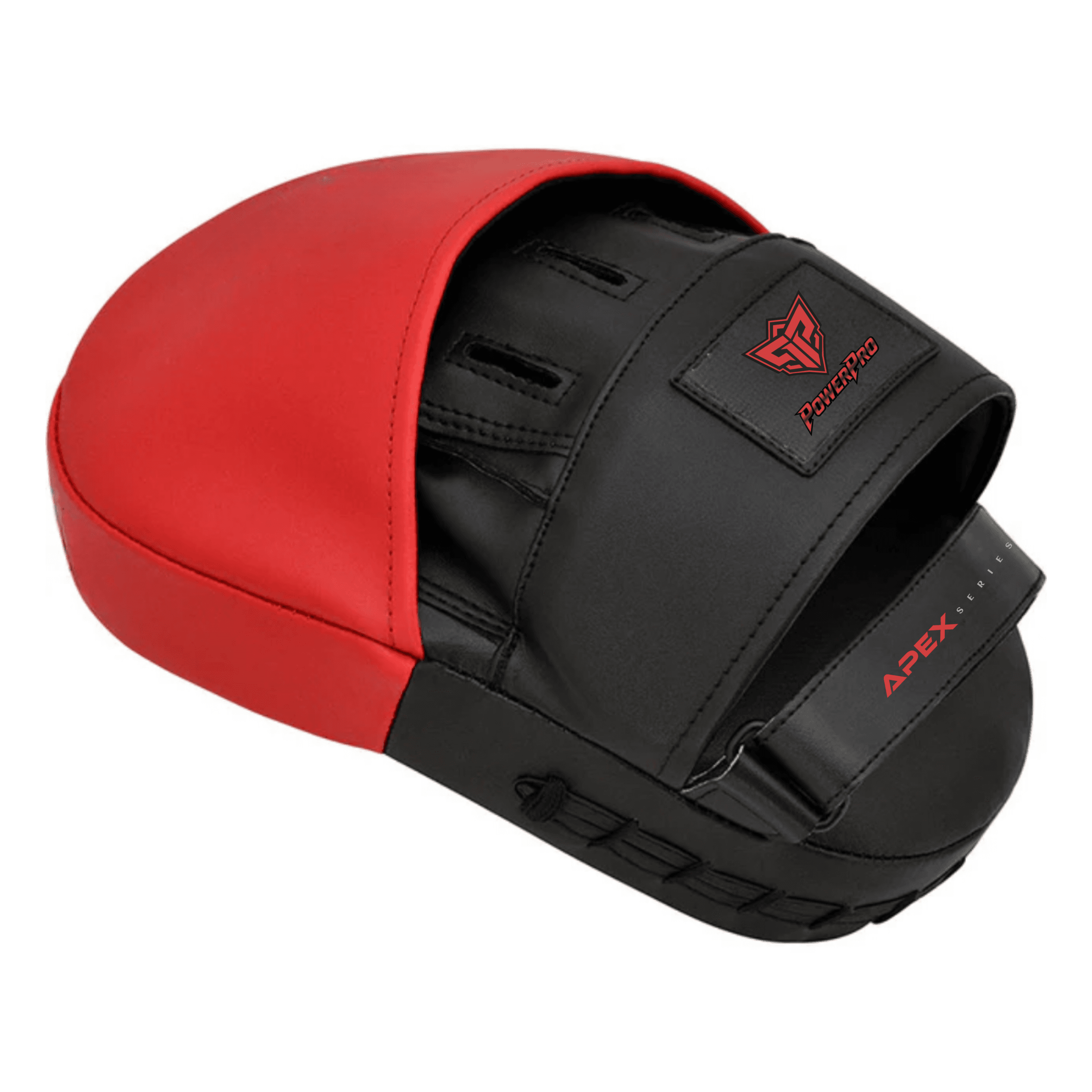 Private Label Focus Mitts with branded hand compartment and adjustable wrist strap